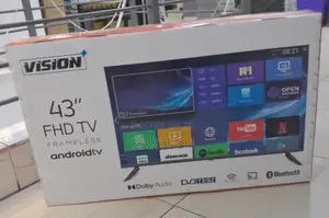 Vision Plus 43 Inches FHD Smart Android Frameless Led Tv