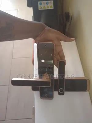 Wooden Door Access Revolution Biometric Passcode Solutions