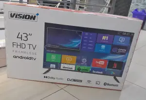Vision 43" Smart Android Tv With Bluetooth,Youtube,Netflix