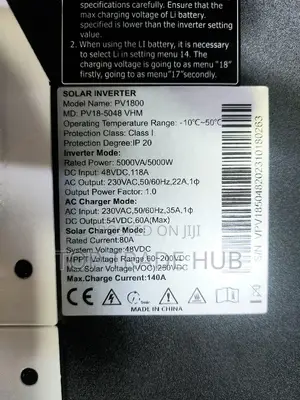 MUST Solar Hybrid Inverter 48V 5000VA