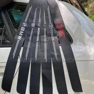 Branded Car Logo Door Scratch Stickers 4pcs