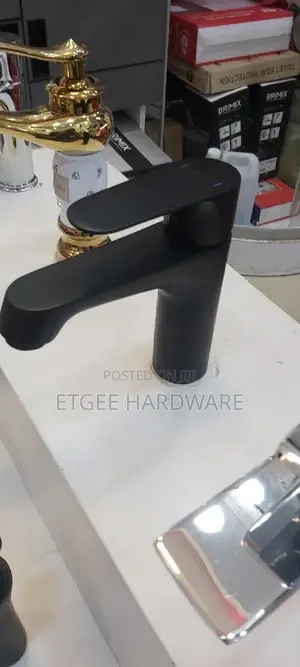 Black Basin Mixer 55165