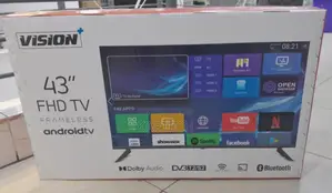 Vision+ 43 Inch Smart Android Frameless Tv