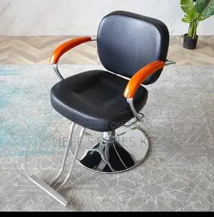 Simple Black Styling Salon Seat