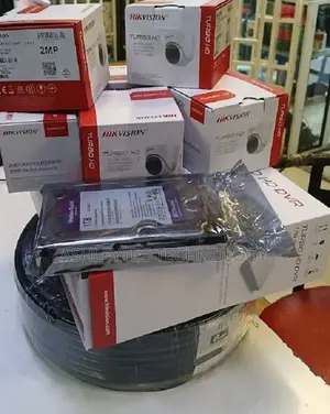 4 Channel CCTV Camera Kit With 4 Cameras- CCTV Cameras