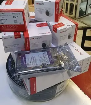 Hikvision 4 Channel Complete CCTV Kit With 4 Bullet Cameras