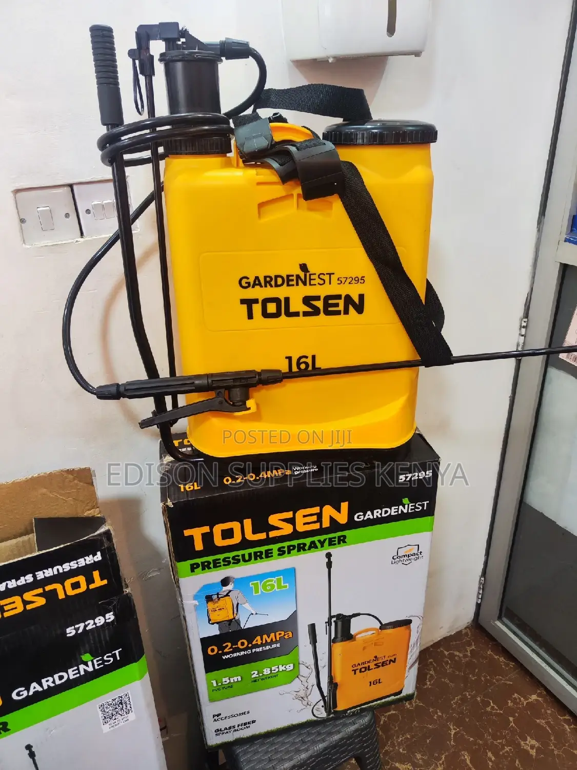 Fumigation Bottle Sprayer 16 Litre Tolsen Knapsack Sprayers