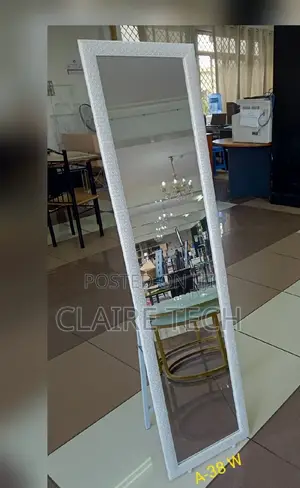 White Rectangular Dressing Mirror Available