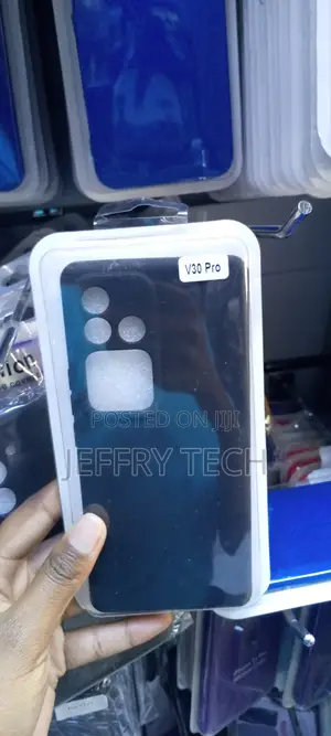 Silicone Back Cover Case For Vivo V30 Pro 5G | With Camera