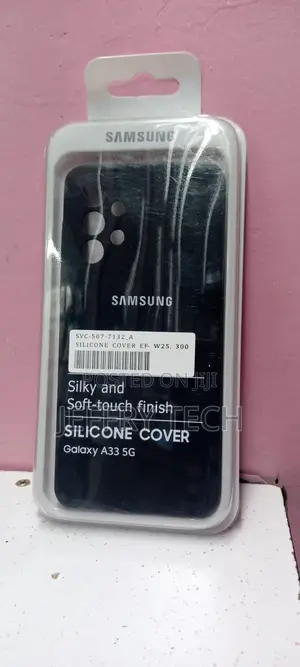 Samsung A33 5G Phone Case Soft Flexible Rubber Black