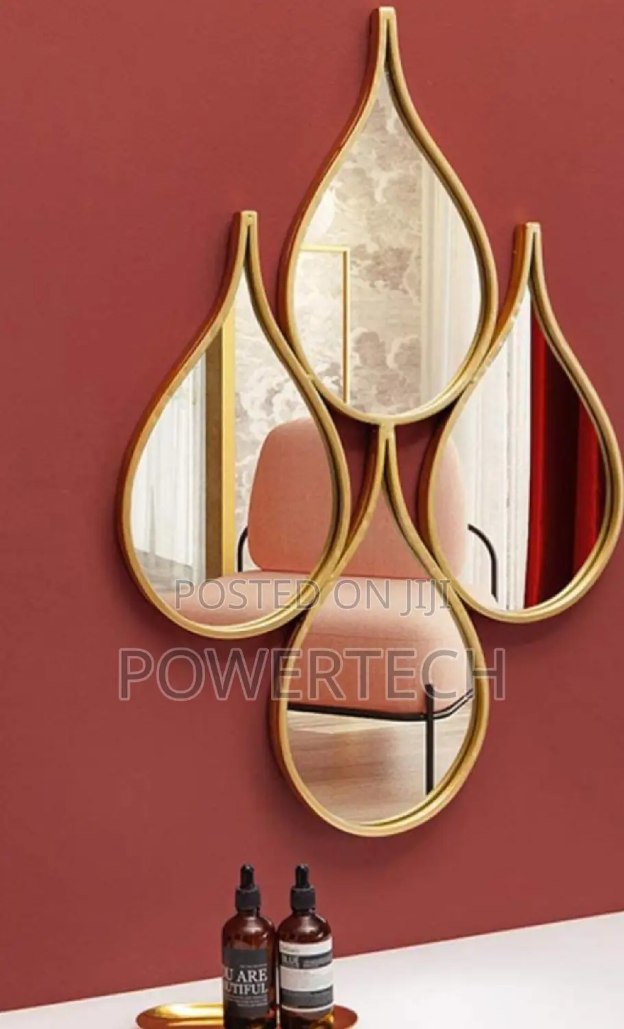 Tea Drop Decor Mirror