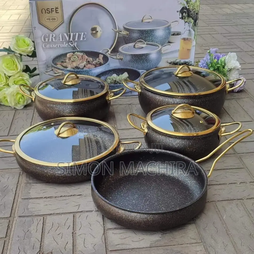 9 PCS Granite Cookware