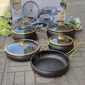 9 PCS Granite Cookware