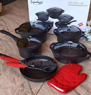 12 PCS Die Cast Aluminium Cookware Set