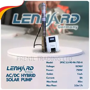 Solar Submersible Pump AC/DC 750w