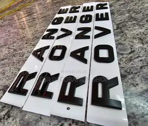 Black RANGE ROVER Front or Boot Badges