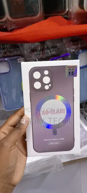 iPhone 15 Pro Silicone + Glass CASE(Lilac Purple)