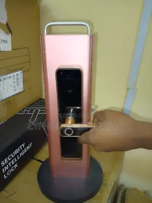Wooden Door Access Evolution Passcode Digital Biometric Lock