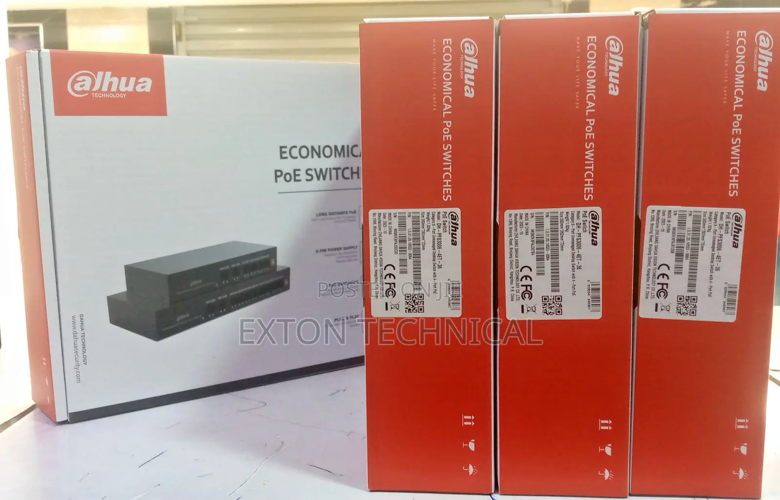 Dahua Transmission 4 Port Poe Ethernet Switch Security