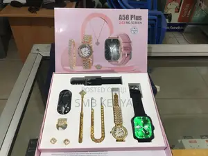New A58 Plus Best Smart Watch Gift Pack, 2.02” Big Screen