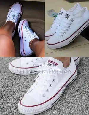 White Low Cut Converse 36-45