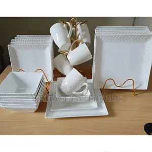 Dinner Set, 24pcs Ceramic Dinner Set