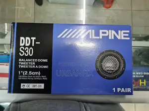 Alpine 180 Watts Balanced Dome Tweeters- A Pair