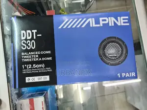 Alpine DDT-S30 Powerful Dome Tweeters