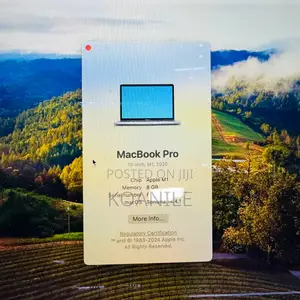Laptop Apple MacBook Pro 2020 M1 8GB Apple M1 Pro SSD 512GB