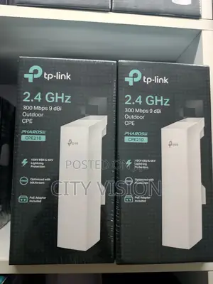 2.4gghz 300mbs 9dbi Outdoor Cpe Tp-Link ~Tl-Cpe210!! Cpe!!
