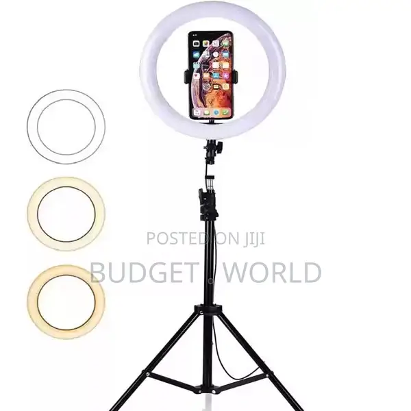 14" Ring Light With Strong 2.2 Inch Tripod Stand