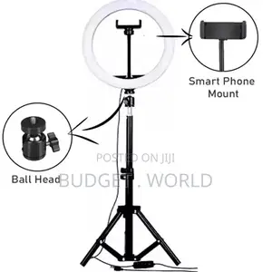 14 Inches Quality-Led Selfie Light - With Tripod Stand