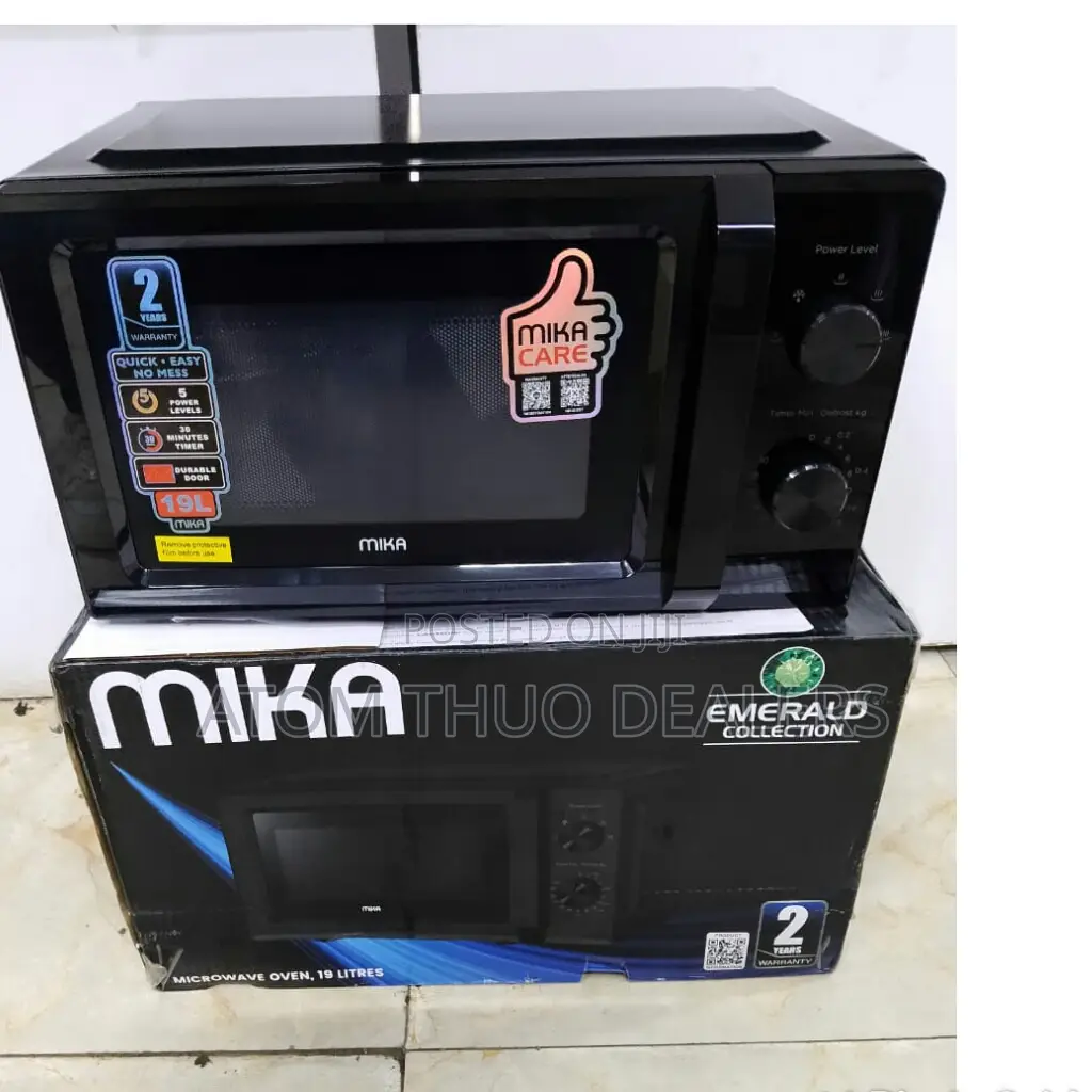 Black 20litres Manual Microwave Oven