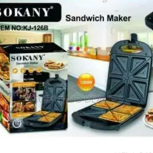 KJ-126B 4 Slice Sokany Sandwich Maker 