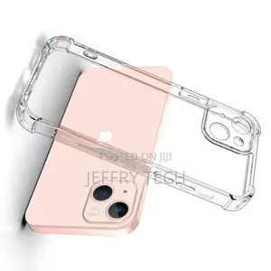 iPhone 14 – Transparent Cover With Anti-Shock Corners Made