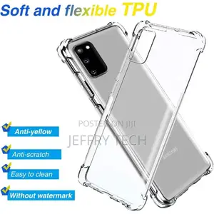Samsung Galaxy S20 – Transparent Anti-Shock Corners Made Of