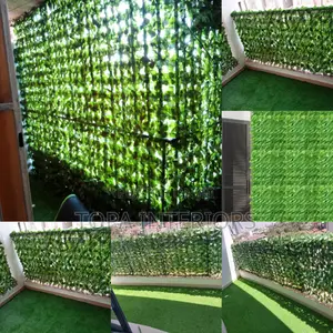 Generic Artificial Green Leaf Outdoor Decor Privacy Fence Artificial