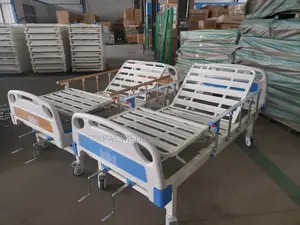Two Crank Hospital Bed With Mattress