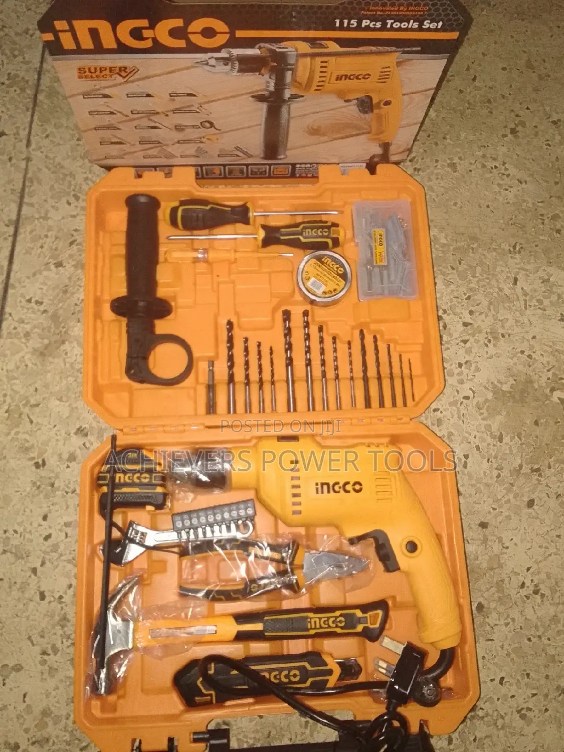 Impact Ingco Drill Set