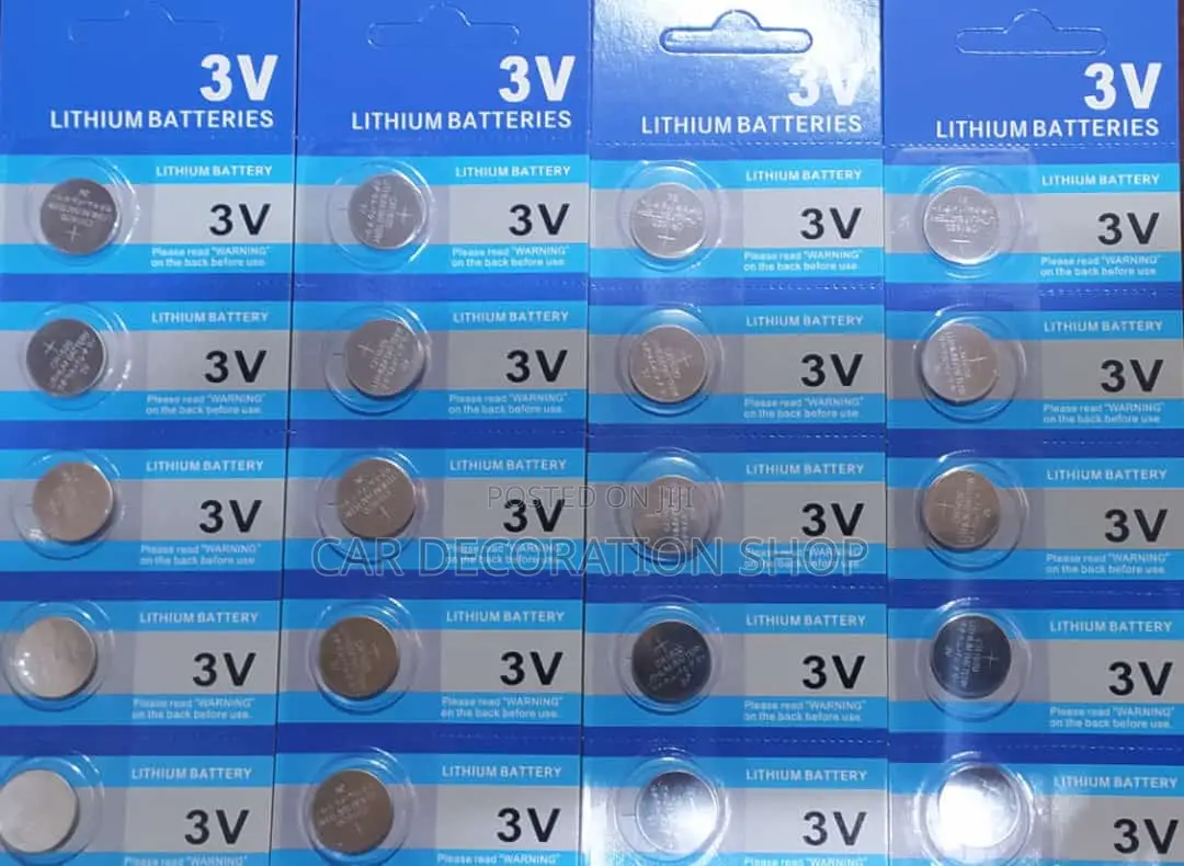 3v Lithium Batteries For Alarm Remote 5pc Pack