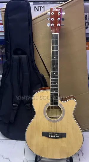 Natural Gibson Semi Acoustic Guitar + Bag