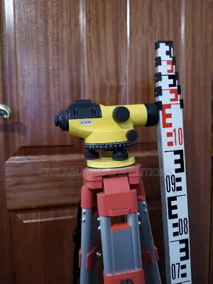 Dumpy Level (Level Head+Staff+Tripod) At Plus More