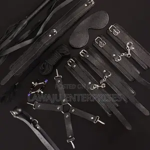 12pcs Black BDSM Set