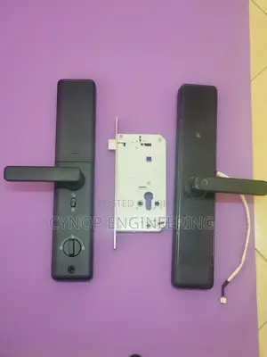 Next-Level Wooden Door Security Smart Biometric Passcode Loc