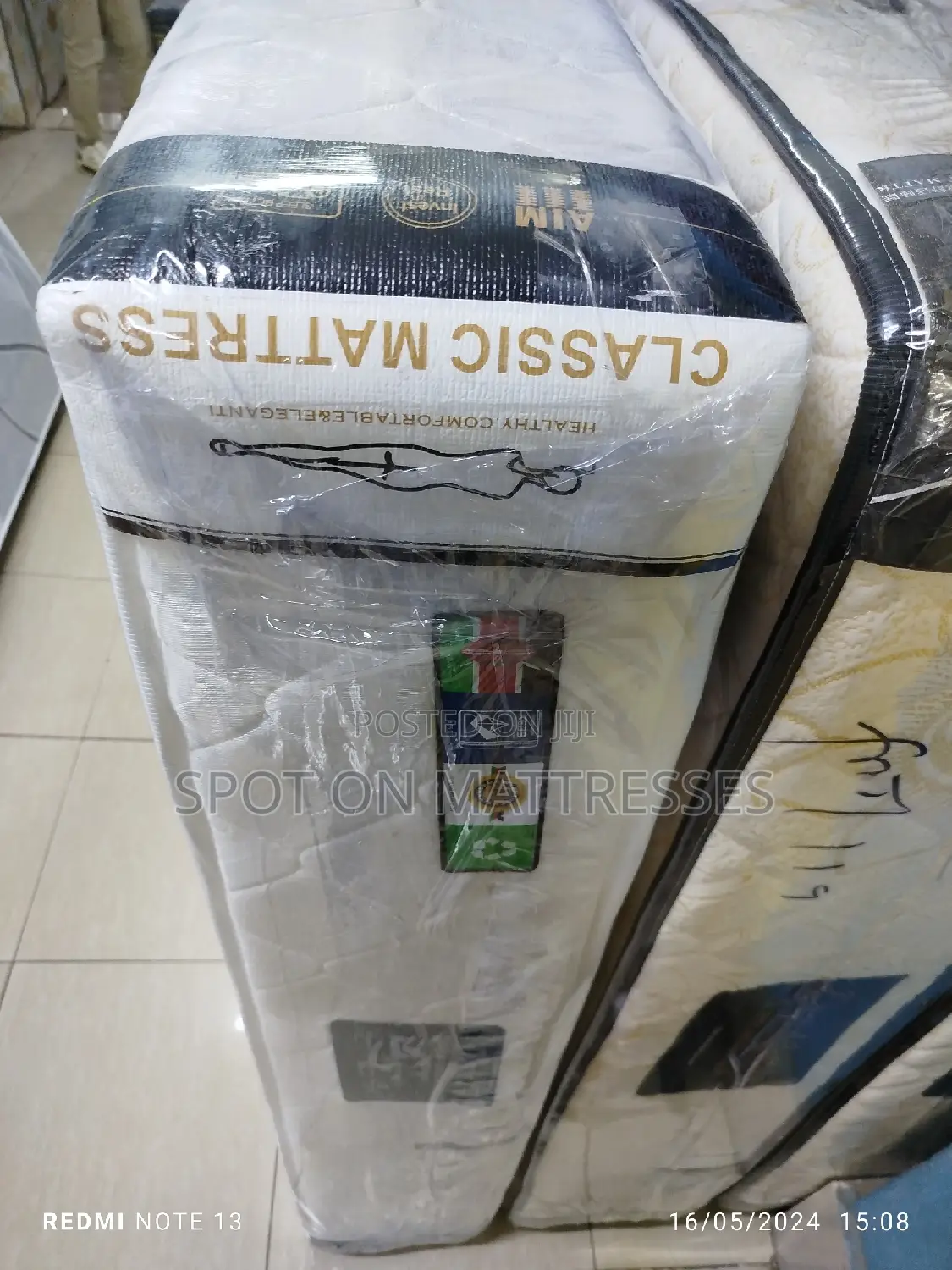 5by6 Orthopedic Spring Mattresses + Free Delivery.
