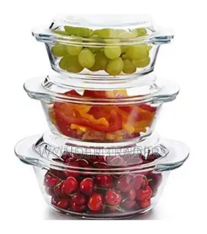 Glass -3 Glass Casserole Set
