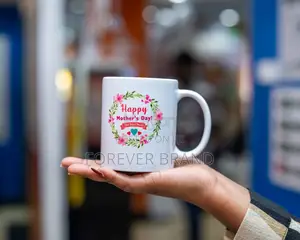 Printed White Mug