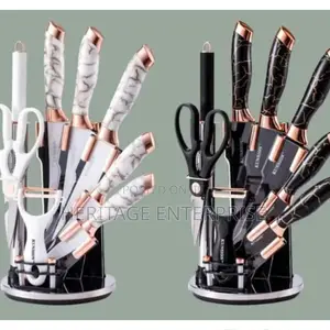 Marble Kitchen Knife Set/Knife Storage