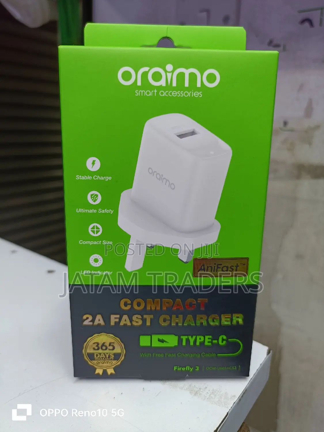 Type C Fast Charger, Oraimo