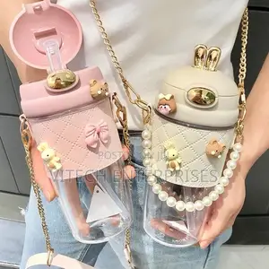 Bottle Cup With Straw